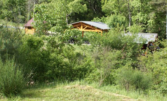 le camping des randonneurs dans le sud de la france