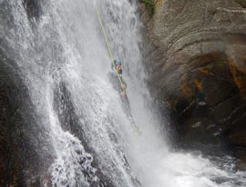 canyoning au LLech à côté de Prades
