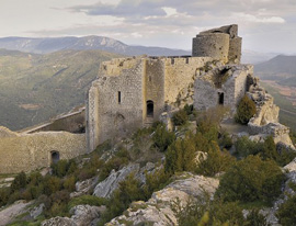 visite du chateau de peyrepertuse durant le weeke-end