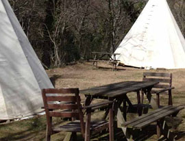 repas produits du terroir préparé par le camping des randonneurs